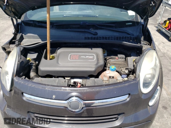 2014 FIAT 500L Easy with VIN ZFBCFABH6EZ027696, listed as a Copart auction lot 64708874 with 93,284 mi miles and Salvage Title. Bid and sale history available at carsss.com. Image 11.