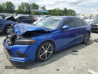 2024 Honda Civic Touring z VIN 2HGFE1F95RH315314, wystawiony jako Copart lot #60674895 z przebiegiem 21 834 mil mil oraz Szkoda całkowita • Salvage title. Historia ofert i sprzedaży dostępna na DreamBid. Obrazek 1.