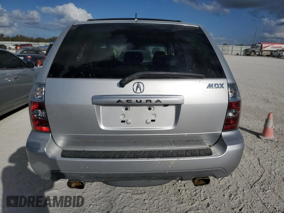 2005 Acura MDX Touring with VIN 2HNYD18855H504709, listed as a Copart auction lot 76886664 with 0 mi miles and Non Repairable. Bid and sale history available at carsss.com. Image 6.