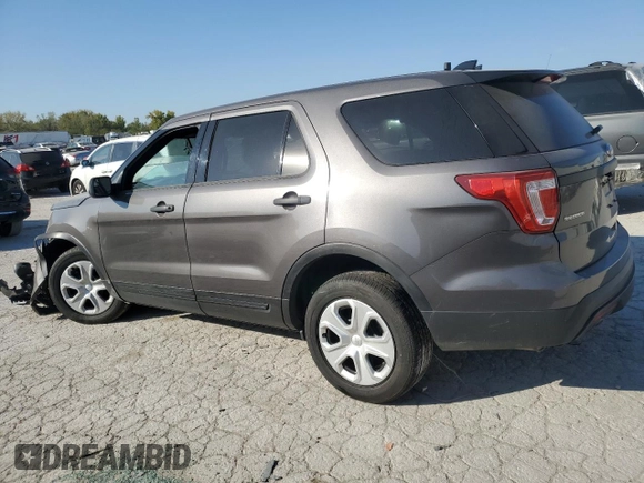 2016 Ford Utility Police Interceptor with VIN 1FM5K8AR9GGD04338, listed as a Copart auction lot 75249224 with 0 mi miles and Salvage Title. Bid and sale history available at carsss.com. Image 2.