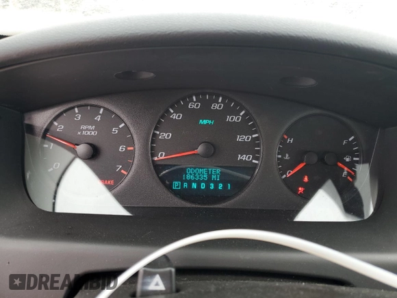 2009 Chevrolet Impala LS with VIN 2G1WB57K191156616, listed as a Copart auction lot 44231285 with 186,335 mi miles and Clean Title. Bid and sale history available at DreamBid. Image 9.