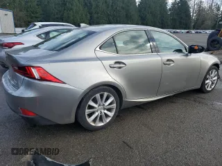 2014 Lexus IS 250 with VIN JTHBF1D21E5032098, listed as a Copart auction lot 50249285 with 81,821 mi miles and Salvage Title. Bid and sale history available at DreamBid. Image 3.