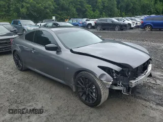 2015 Infiniti Q60 S Limited with VIN JN1CV6EKXFM870046, listed as a Copart auction lot 60286085 with 99,319 mi miles and Salvage title. Bid and sale history available at DreamBid. Image 4.