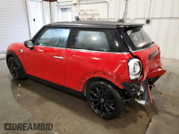 2021 MINI Hardtop Cooper with VIN WMWXR3C00M2N27769, listed as a Copart auction lot 41971375 with 154,596 mi miles and Salvage title. Bid and sale history available at DreamBid. Image 2.