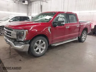 2022 Ford F-150 XL with VIN 1FTFW1E56NKD66270, listed as a IAAI auction lot 41468235 with 24,210 mi miles. Bid and sale history available at carsss.com. Image 2.