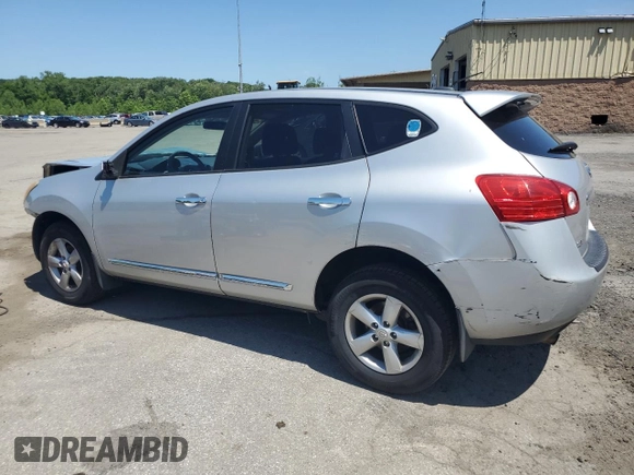 2012 Nissan Rogue S with VIN JN8AS5MV6CW378492, listed as a Copart auction lot 61191315 with 131,713 mi miles and Salvage title. Bid and sale history available at DreamBid. Image 2.