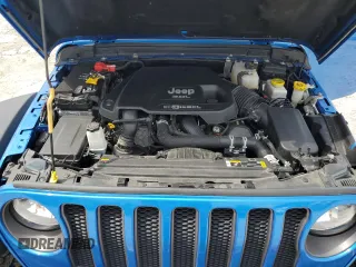 2021 Jeep Wrangler Unlimited Rubicon with VIN 1C4JJXFM7MW794325, listed as a Copart auction lot 54525315 with 43,826 mi miles and Salvage title. Bid and sale history available at DreamBid. Image 12.
