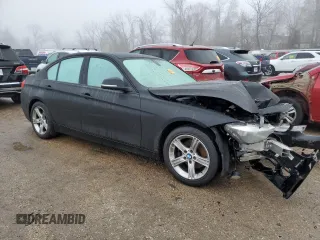2015 BMW 3 Series 320i xDrive with VIN WBA3C3C58FP664265, listed as a Copart auction lot 40079394 with 0 mi miles and Salvage Title. Bid and sale history available at carsss.com. Image 4.