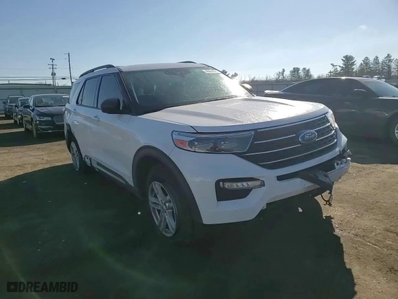 2021 Ford Explorer XLT with VIN 1FMSK8DHXMGA25899, listed as a Copart auction lot 46684095 with 58,053 mi miles and Salvage Title. Bid and sale history available at carsss.com. Image 11.
