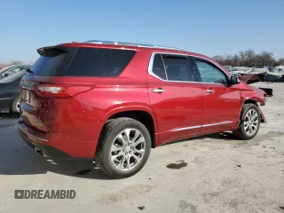 2020 Chevrolet Traverse Premier with VIN 1GNEVKKW3LJ215432, listed as a Copart auction lot 49143745 with 52,853 mi miles and Salvage title. Bid and sale history available at DreamBid. Image 3.
