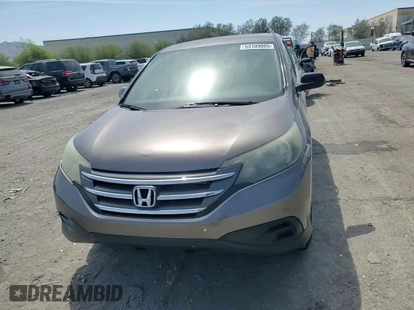 2013 Honda CR-V LX with VIN 3CZRM3H36DG705246, listed as a Copart auction lot 53109005 with 226,390 mi miles and Salvage Title. Bid and sale history available at carsss.com. Image 12.