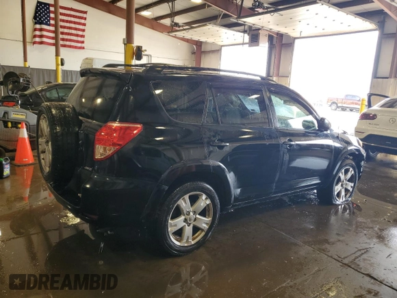 2007 Toyota RAV4 Sport with VIN JTMBD32V975108119, listed as a Copart auction lot 54161725 with 201,618 mi miles and Salvage Title. Bid and sale history available at carsss.com. Image 3.