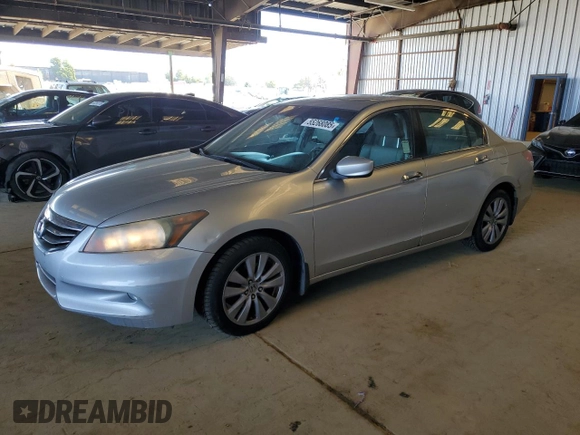 2011 Honda Accord EX-L with VIN 1HGCP3F8XBA004417, listed as a Copart auction lot 55268085 with 181,926 mi miles and Salvage title. Bid and sale history available at DreamBid. Image 1.