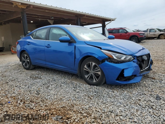 2021 Nissan Sentra SV z VIN 3N1AB8CV0MY315836, wystawiony jako Copart lot #55350885 z przebiegiem 92 147 mil mil oraz Szkoda całkowita • Salvage title. Historia ofert i sprzedaży dostępna na DreamBid. Obrazek 4.