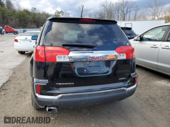 2016 GMC Terrain SLE with VIN 2GKFLTEK8G6190035, listed as a Copart auction lot 45466985 with 125,549 mi miles and Salvage Title. Bid and sale history available at carsss.com. Image 6.