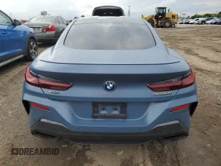 2019 BMW 8 Series M850i xDrive with VIN WBABC4C55KBU96951, listed as a Copart auction lot 53128353 with 30,695 mi miles. Bid and sale history available at carsss.com. Image 6.