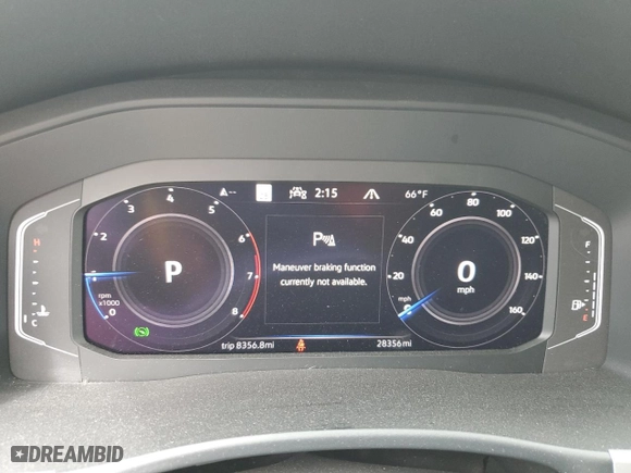 2022 Volkswagen Atlas Cross Sport 3.6L V6 SEL with VIN 1V2BE2CA3NC203446, listed as a Copart auction lot 70006024 with 28,356 mi miles and Salvage Title. Bid and sale history available at carsss.com. Image 9.