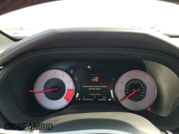 2021 Acura TLX w/A-Spec Package with VIN 19UUB5F51MA008704, listed as a Copart auction lot 59932995 with 62,781 mi miles and Salvage title. Bid and sale history available at DreamBid. Image 9.