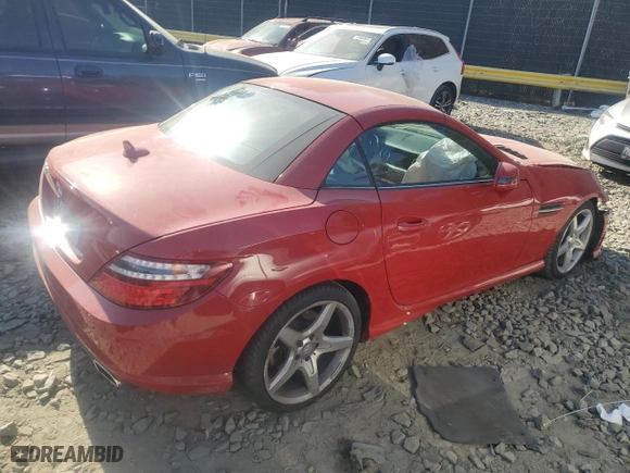 2012 Mercedes-Benz SLK-Class SLK 350 with VIN WDDPK5HAXCF005815, listed as a Copart auction lot 78634034 with 0 mi miles and Salvage Title. Bid and sale history available at carsss.com. Image 3.