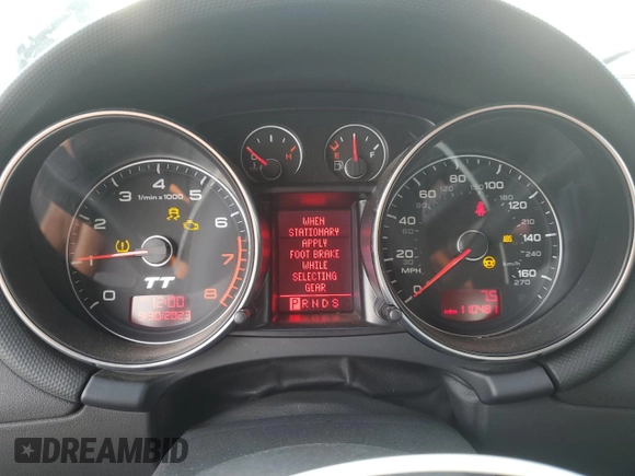 2008 Audi TT 2.0T with VIN TRUAF38J981006327, listed as a Copart auction lot 65732925 with 110,481 mi miles and Clean title. Bid and sale history available at DreamBid. Image 9.