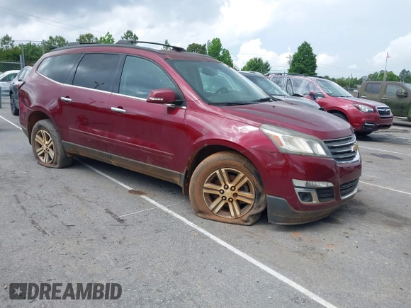 2016 Chevrolet Traverse LT z VIN 1GNKRGKD1GJ169074, wystawiony jako IAAI lot #42247451 z przebiegiem 139 889 mil mil oraz . Historia ofert i sprzedaży dostępna na DreamBid. Obrazek 1.