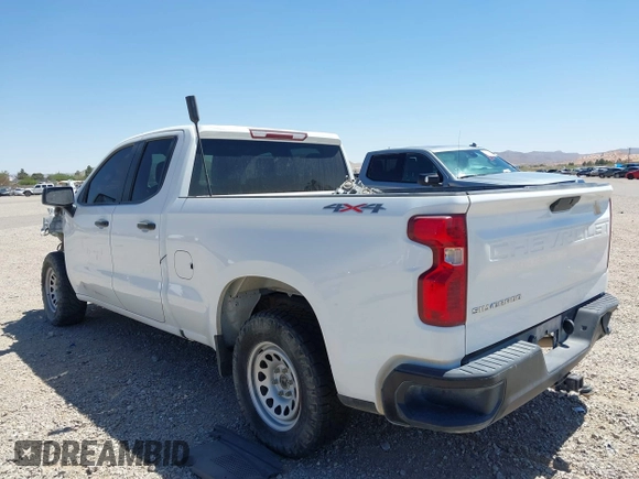 2021 Chevrolet Silverado 1500 Work Truck with VIN 1GCRYAEF4MZ324783, listed as a IAAI auction lot 41958507 with 122,426 mi miles and . Bid and sale history available at DreamBid. Image 13.