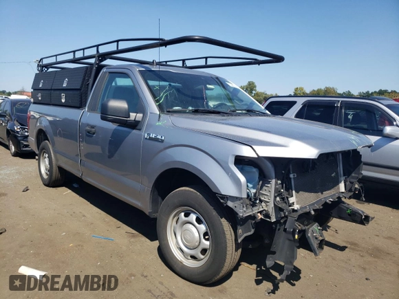 2020 Ford F-150 XL with VIN 1FTMF1C50LKE01683, listed as a Copart auction lot 70235144 with 57,325 mi miles and Salvage Title. Bid and sale history available at carsss.com. Image 4.
