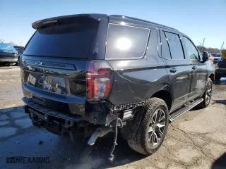 2023 Chevrolet Tahoe Z71 with VIN 1GNSKPKD7PR314124, listed as a Copart auction lot 42380715 with 25,682 mi miles and Salvage Title. Bid and sale history available at carsss.com. Image 3.