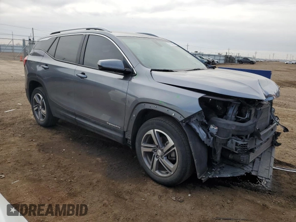 2018 GMC Terrain SLT with VIN 3GKALVEV6JL343143, listed as a Copart auction lot 47183625 with 91,544 mi miles and Salvage Title. Bid and sale history available at DreamBid. Image 4.