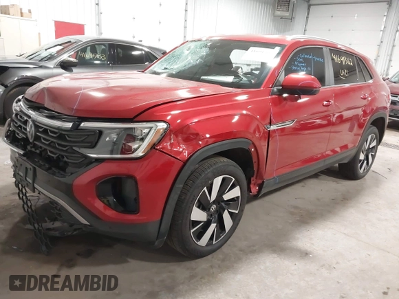 2024 Volkswagen Atlas SE with VIN 1V2HE2CA6RC221830, listed as a IAAI auction lot 41691362 with 28,755 mi miles and . Bid and sale history available at DreamBid. Image 17.