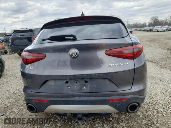 2018 Alfa Romeo Stelvio Ti with VIN ZASFAKBN0J7B76011, listed as a Copart auction lot 49768855 with 67,405 mi miles and Salvage Title. Bid and sale history available at carsss.com. Image 6.