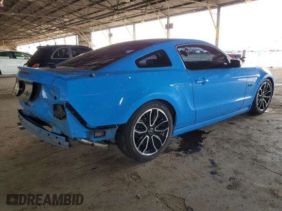 2013 Ford Mustang GT with VIN 1ZVBP8CF1D5215654, listed as a Copart auction lot 49056145 with 85,950 mi miles and Salvage Title. Bid and sale history available at carsss.com. Image 3.