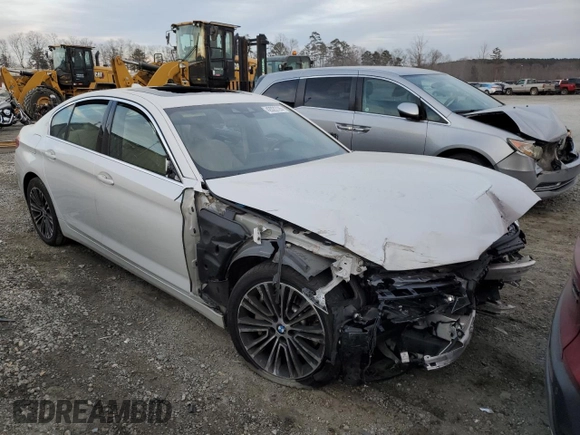2019 BMW 5 Series 530i with VIN WBAJA5C52KBX87642, listed as a Copart auction lot 42022795 with Not Provided miles and Salvage Title. Bid and sale history available at DreamBid. Image 4.