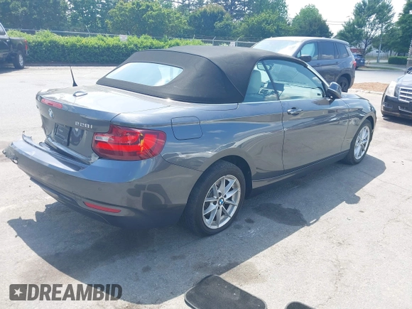 2016 BMW 2 Series 228i xDrive with VIN WBA1L9C50GV324910, listed as a IAAI auction lot 42153692 with 48,785 mi miles and . Bid and sale history available at DreamBid. Image 4.