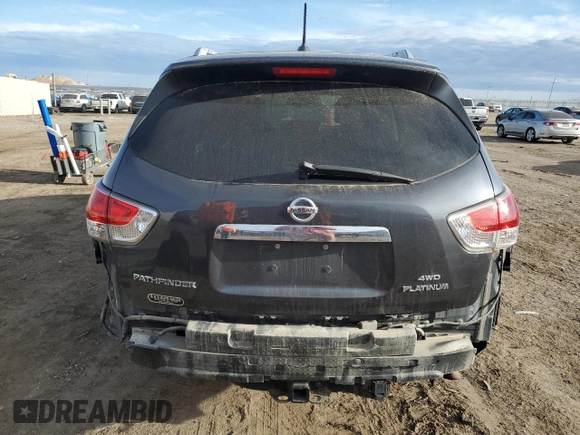 2013 Nissan Pathfinder SL with VIN 5N1AR2MM7DC666842, listed as a Copart auction lot 49865505 with 125,748 mi miles and Salvage Title. Bid and sale history available at carsss.com. Image 6.