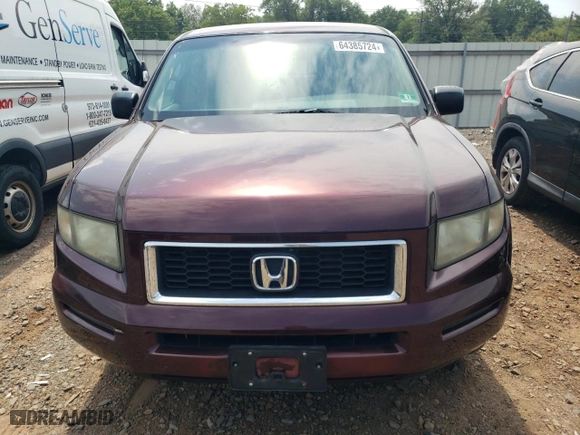 2008 Honda Ridgeline RTX with VIN 2HJYK16308H541511, listed as a Copart auction lot 64385724 with 154,259 mi miles and Salvage Title. Bid and sale history available at carsss.com. Image 5.