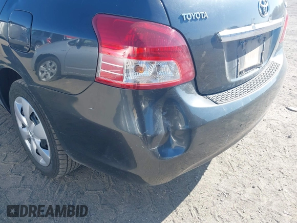 2008 Toyota Yaris with VIN JTDBT923781201380, listed as a IAAI auction lot 42043886 with Not Provided miles. Bid and sale history available at carsss.com. Image 12.