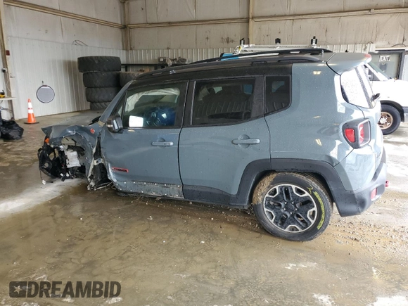 2016 Jeep Renegade Trailhawk with VIN ZACCJBCT6GPD51673, listed as a Copart auction lot 56514105 with 70,891 mi miles and Salvage title. Bid and sale history available at DreamBid. Image 2.