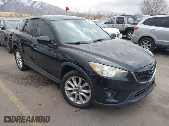 2013 Mazda CX-5 Grand Touring with VIN JM3KE4DEXD0154638, listed as a IAAI auction lot 41528944 with 195,159 mi miles. Bid and sale history available at carsss.com. Image 1.