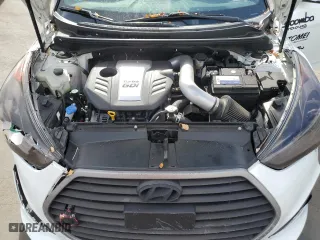 2016 Hyundai Veloster Turbo with VIN KMHTC6AE4GU286127, listed as a Copart auction lot 51577305 with 91,348 mi miles and Salvage Title. Bid and sale history available at carsss.com. Image 11.