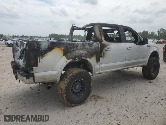 2017 Ford F-150 XL with VIN 1FTEW1CG3HKC81035, listed as a Copart auction lot 53820515 with 0 mi miles and Non Repairable. Bid and sale history available at carsss.com. Image 3.