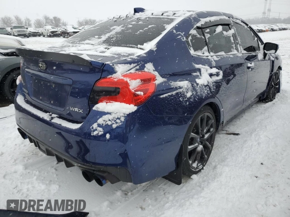 2020 Subaru WRX Limited with VIN JF1VA1J63L9814497, listed as a Copart auction lot 87590315 with 57,443 mi miles and Salvage Title. Bid and sale history available at carsss.com. Image 3.
