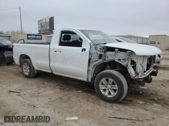 2021 Chevrolet Silverado 1500 Work Truck with VIN 3GCNWAEF0MG212471, listed as a Copart auction lot 86298184 with 72,916 mi miles and Salvage Title. Bid and sale history available at carsss.com. Image 4.