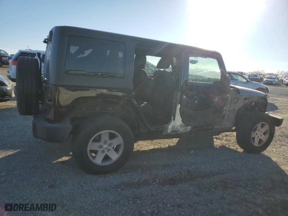 2018 Jeep Wrangler JK Unlimited Sport with VIN 1C4BJWDG2JL908806, listed as a Copart auction lot 84498924 with 157,837 mi miles and Salvage Title. Bid and sale history available at carsss.com. Image 3.