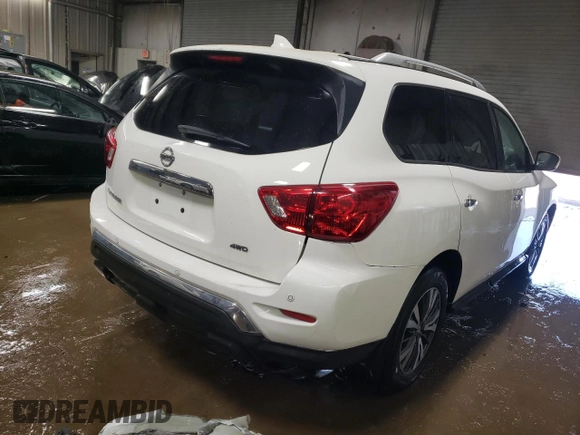 2019 Nissan Pathfinder S with VIN 5N1DR2MM8KC596326, listed as a Copart auction lot 48742555 with 71,577 mi miles and Salvage title. Bid and sale history available at DreamBid. Image 3.