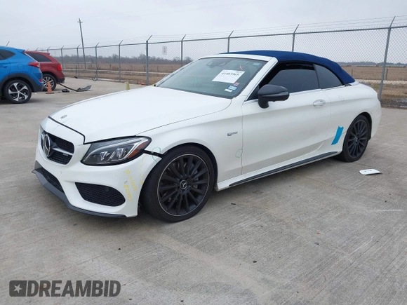 2018 Mercedes-Benz C 43 AMG with VIN WDDWK6EBXJF654008, listed as a IAAI auction lot 41403965 with 80,280 mi miles and . Bid and sale history available at DreamBid. Image 18.