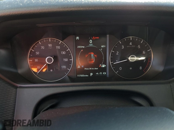 2019 Land Rover Range Rover Velar z VIN SALYA2EX3KA214147, wystawiony jako Copart lot #81800024 z przebiegiem 117 503 mil mil oraz Szkoda całkowita • Salvage title. Historia ofert i sprzedaży dostępna na DreamBid. Obrazek 9.
