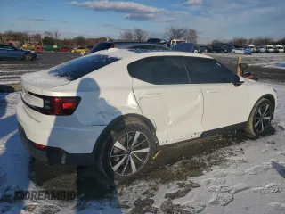 2022 Polestar 2 with VIN LPSED3KA3NL054263, listed as a Copart auction lot 89042935 with 29,629 mi miles and Salvage Title. Bid and sale history available at carsss.com. Image 3.