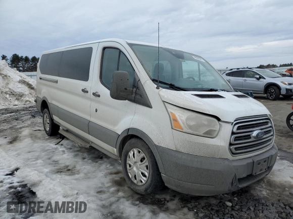 2015 Ford Transit XL with VIN 1FBZX2YM8FKA54542, listed as a Copart auction lot 46326545 with 98,306 mi miles and Salvage title. Bid and sale history available at DreamBid. Image 4.