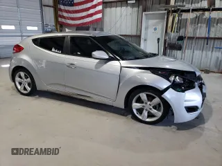 2015 Hyundai Veloster with VIN KMHTC6AD2FU244920, listed as a Copart auction lot 61326855 with 133,141 mi miles and Salvage title. Bid and sale history available at DreamBid. Image 4.